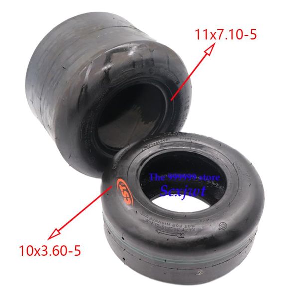 

motorcycle wheels & tires cst 10x3.60-5 11x7.10-5 tubeless tyre for go kart 5 inch front and rear fit drift accessories
