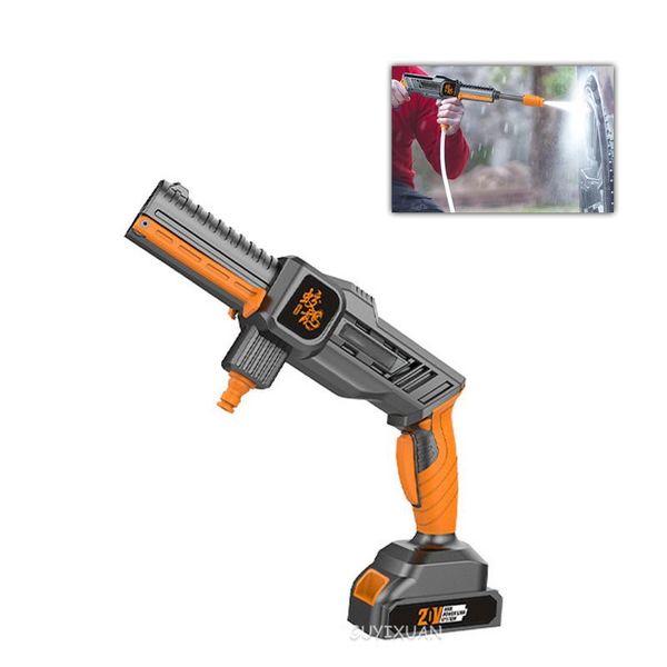 

water gun & snow foam lance handheld home high pressure car washing machine wireless portable artifact rechargeable lithium battery pump