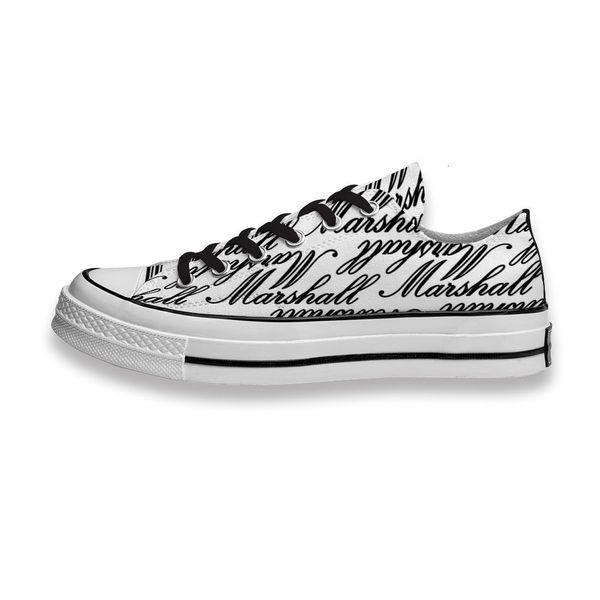 

custom printed sho music band logo marshall sneakers low mens womens skateboard sport footwear diy trainers canvas casual shoe
