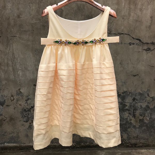 

fashion party wild simple holiday leisure black pleated beaded skirt suspender mini dress women 16f1183 210510, White