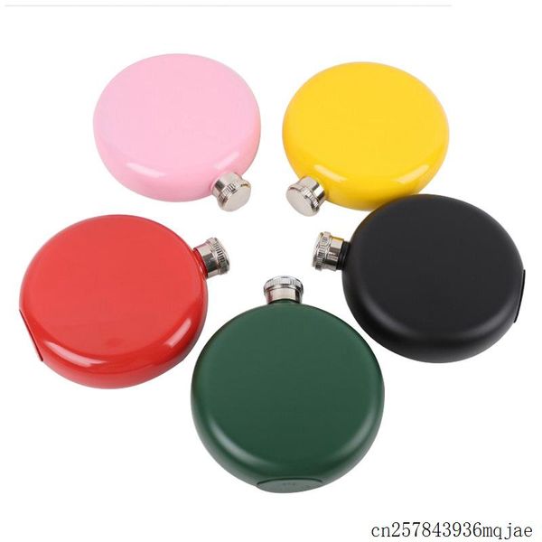 

hip flasks 10pcs mini round flask 5 oz flagon alcohol wine bottle drinkware stainless steel