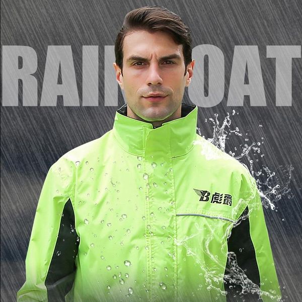 

raincoats reusable fashion raincoat motorcycle rain suit rainproof cycling protection waterproof coat regenjas merchandises