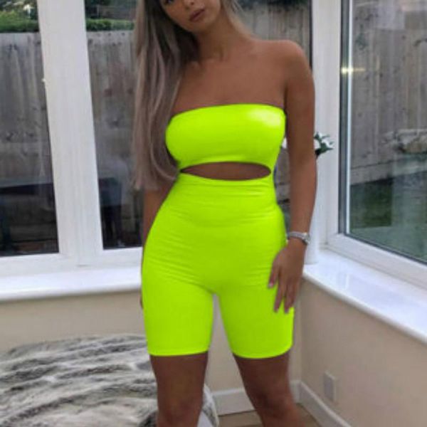 

women sleeveless bodycon romper jumpsuit club bodysuit short pant playsuipush up skinny casual bbodysuit women's jumpsuits & rompers, Black;white