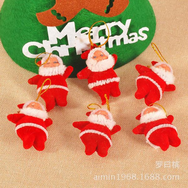 

hanging doll, christmas decorations, 5-centimeter red santa claus