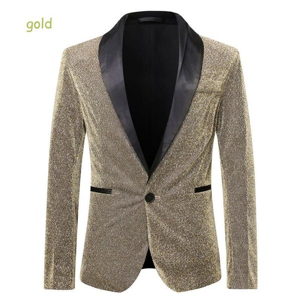 

men's suits & blazers 2021 men's shiny spring autumn suit bar stage performance party host dress casual fashion boutique clothing, White;black