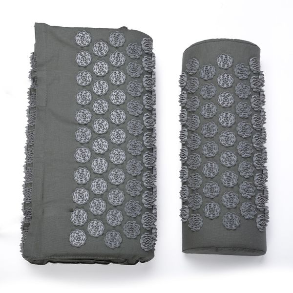 

acupressure mat relieve pain relief stress body pillow cushion with bag massage ma