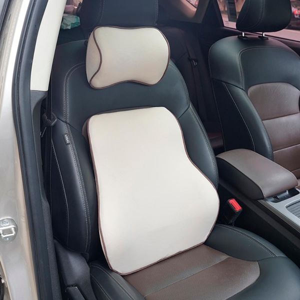 

seat cushions practical memory foam car headrest durable multi-functional neck pillow auto office chair lumbar back support