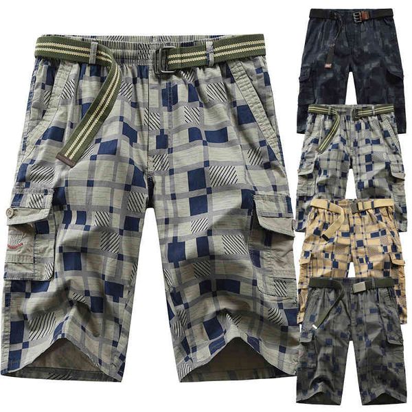 

men's pants 2021 summer casual shorts lace up large capris, Black