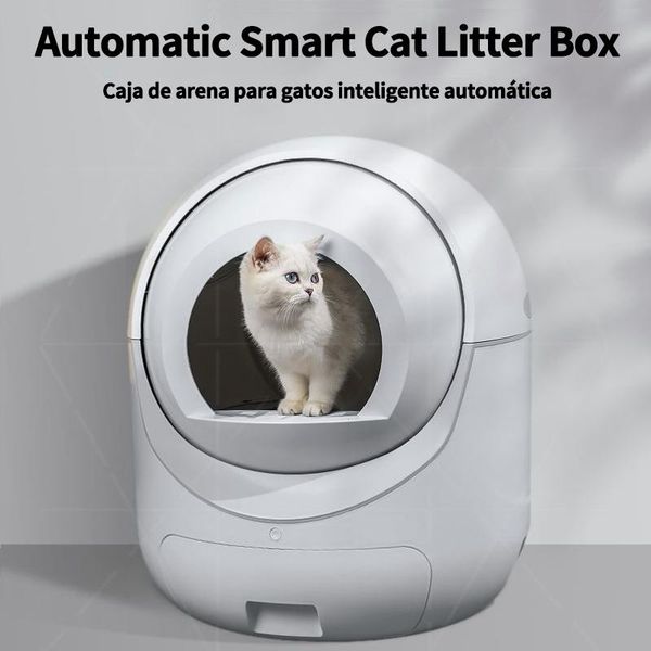 

other cat supplies home modern enclosure litter box automatic smart self cleaning furniture arenero gato pet products bc50mp