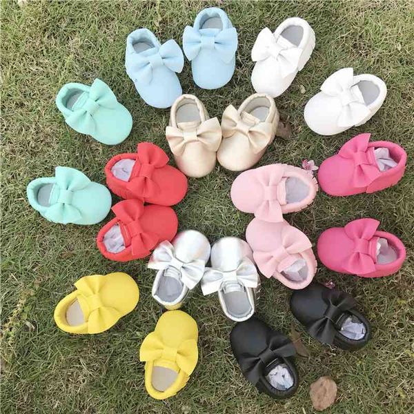 

tassel soft soles spring and autumn bowknot baby indoor walking shoes