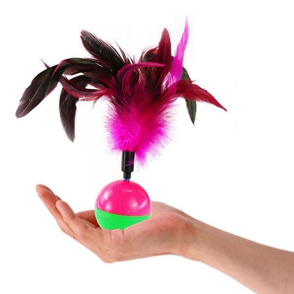 

cat toys funny plastic toy random color tumbler interactive puzzle automatic