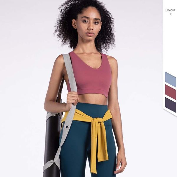 

padded sports bra impact yoga vest cross-back women gym tank push-up workout running crop clothing, White;black