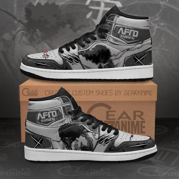 

afro samurai sneakers custom anime sho
