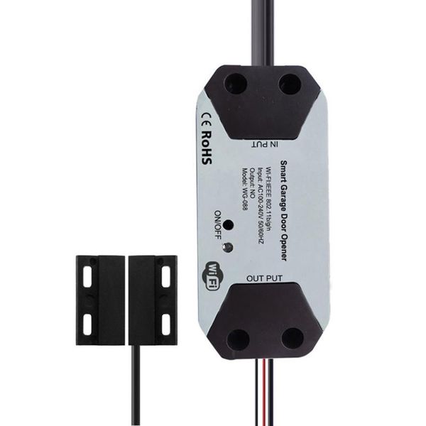 

smart home control wifi garage door controller intelligent time one-key voice remote no hub require