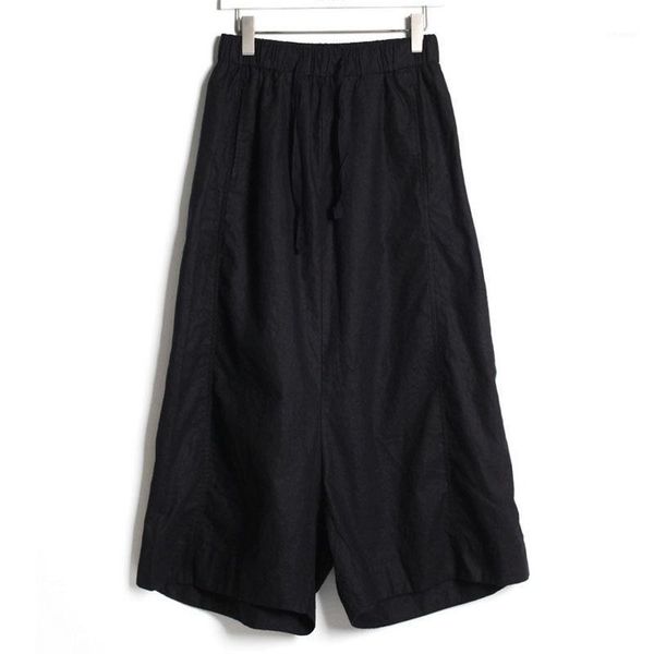 

men's pants wide leg hip hop street style loose straight versatile casual slacker day oversized nine-minute, Black