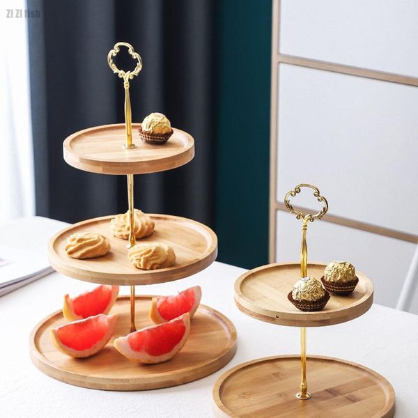 

three-tier cake shelf dessert table decoration el service tray fruit plate kitchen storage supplies other bakeware