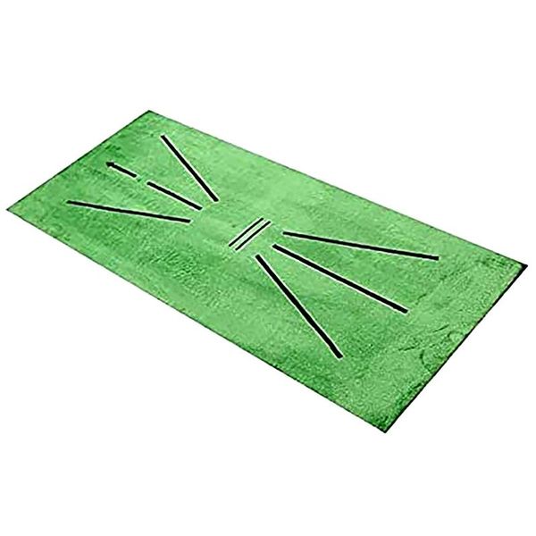 

golf training aids mat,mini practice aid rug for swing detection batting,game gift home/office (12x24inch)