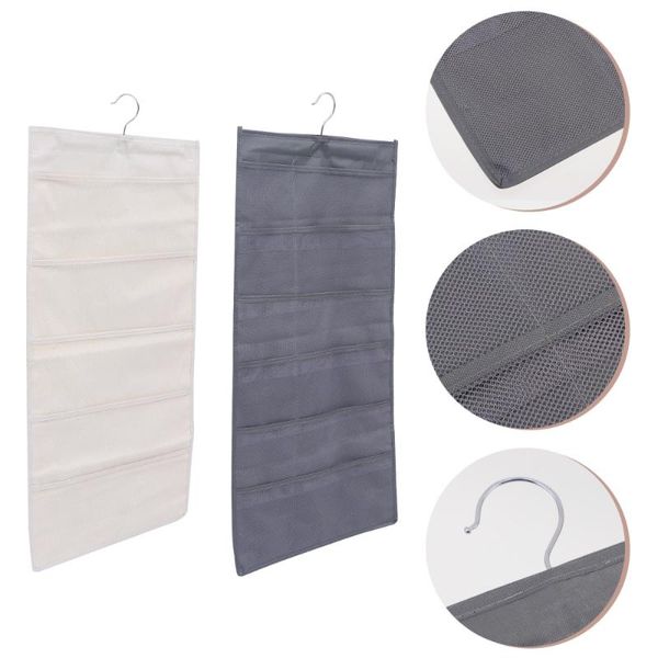 

storage boxes & bins 2pcs hanging bags practical pouch door wall