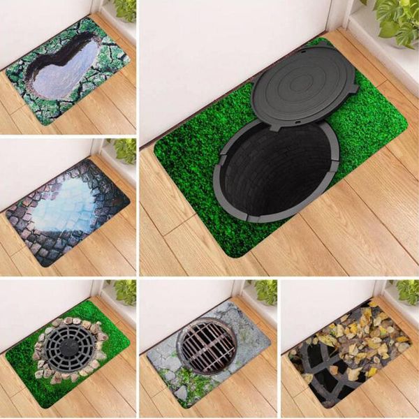 

carpets creative 3d carpet home entry mat kitchen bathroom non-slip absorbent floor living room decorative rug