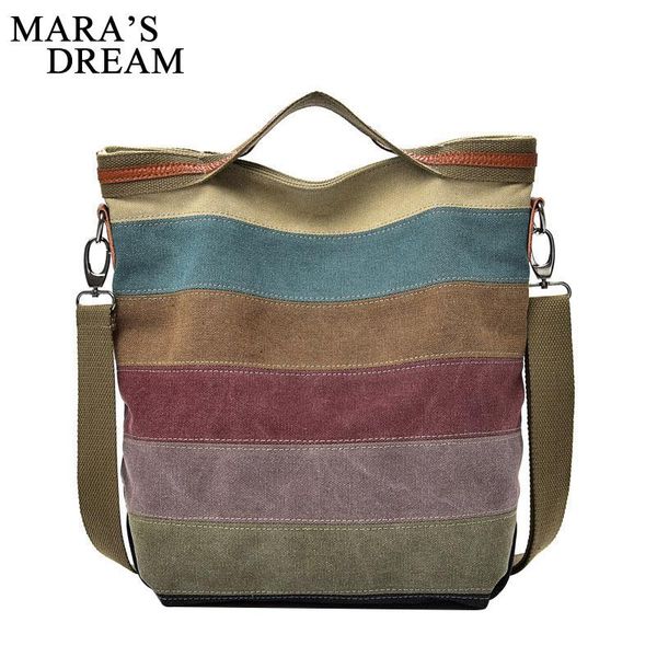 

duffel bags mara's dream women bag fashion watchwork color large capacity multi-layer canvas casual multifunction travel