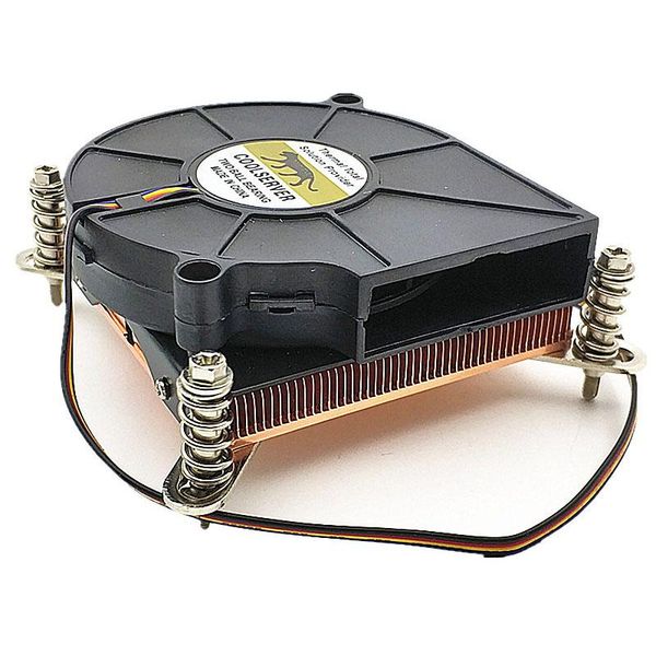 

fans & coolings pure copper ultra-thin 1u server am4 lga2011 1200 1150 1155 1366 dual ball turbo fan cpu radiator
