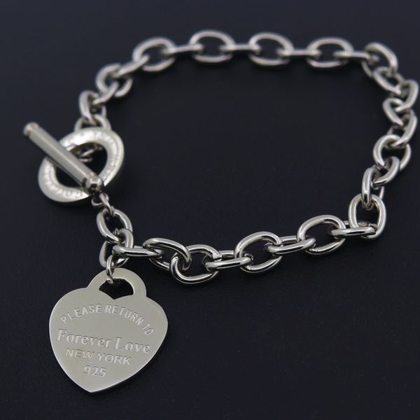 

buckle design bracelet new style brand women bracelet gold chain heart bangles carter bracelets pulseira fine jewelry, Black