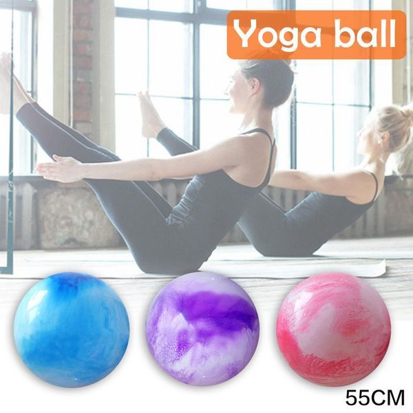 

55cm rosy clouds yoga ball pvc fitball high-quality pilates exercise fitness explosion-proof ballon balls