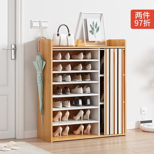 

clothing & wardrobe storage simple shoe rack household door cabinet dustproof multi-layer doorless