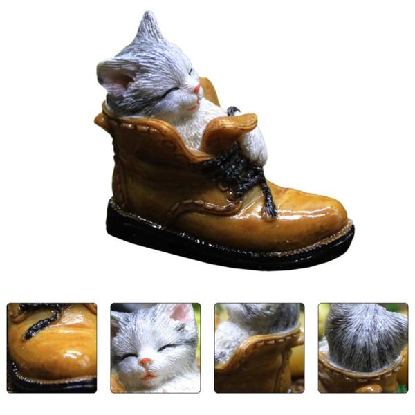 

decorative objects & figurines 2pcs ornament delicate adorable durable adornment craft decor for garden home room
