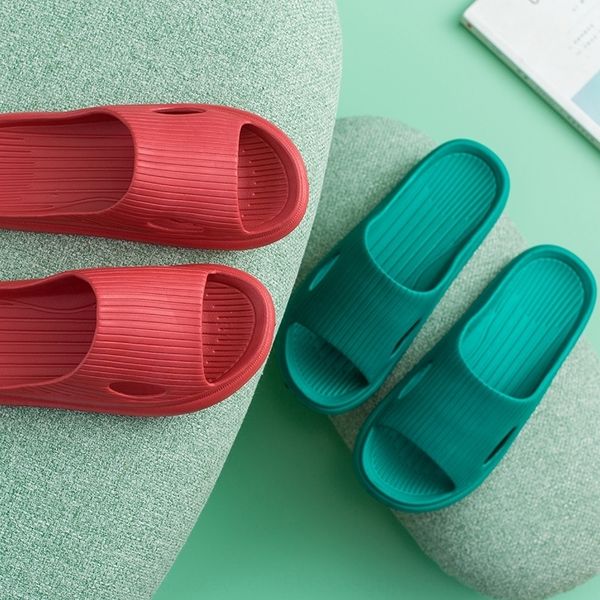 

3my women's light soft beach shoes sole feel sandals and slippersof stepping on excrement home bathroom antiskid slippers summer lovers