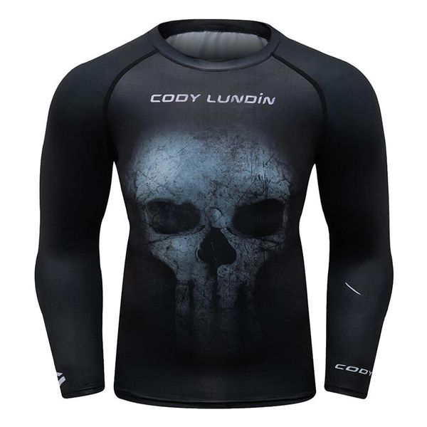 T-shirts masculino design macho treino confortável Sublimação digital impresso rashguard para homens