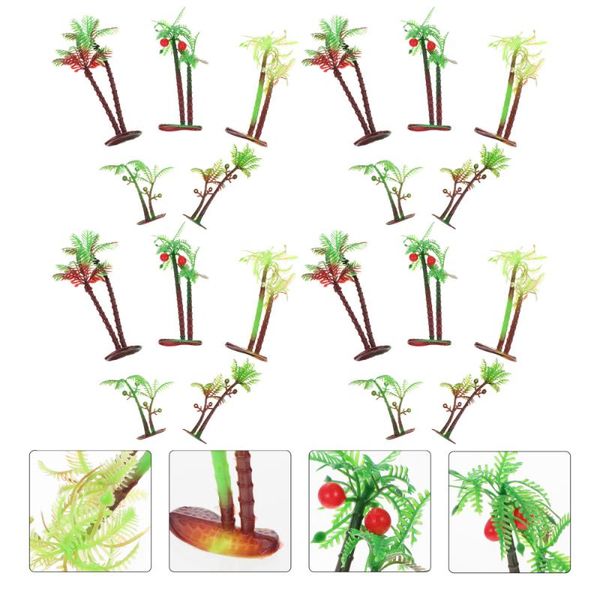 

decorations 100pcs aquarium simulated coconut tree decor fish tank landscape adornment