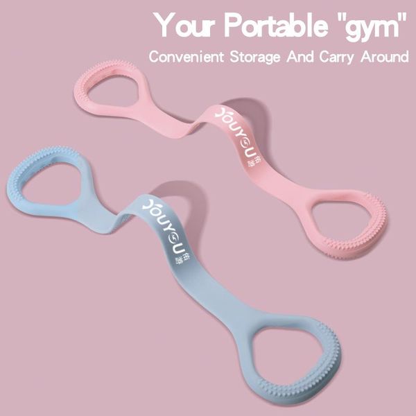 

resistance bands yoga exercise pull rope 8 word chest expander gym fitness equipment elastic muscle training tubing tension rop
