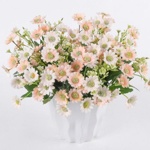 

1pc artificial dais flower garden diy party home wedding pograph decoration balcony decor plants decorative flowers & wreaths