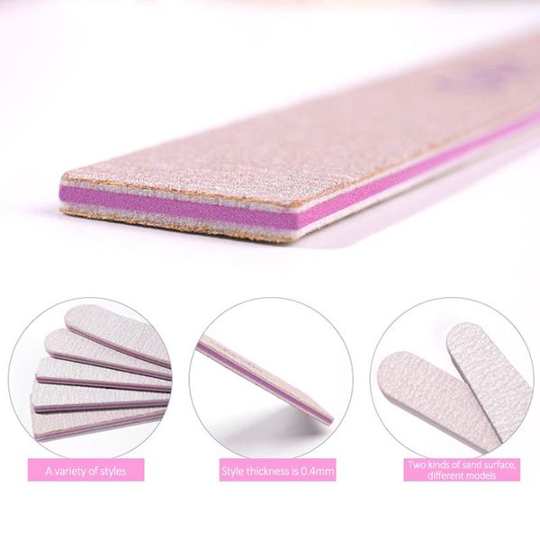 

nail files double-sided art 100/180 nails accessoires gel polish polishing pedicure manicure buffers care tools