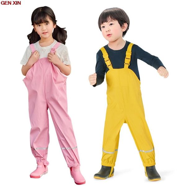 

raincoats 2021 rain baby girl overalls waterproof boy jumpsuit sport children pants outdoor toddler kids trousers teenager playing clothes
