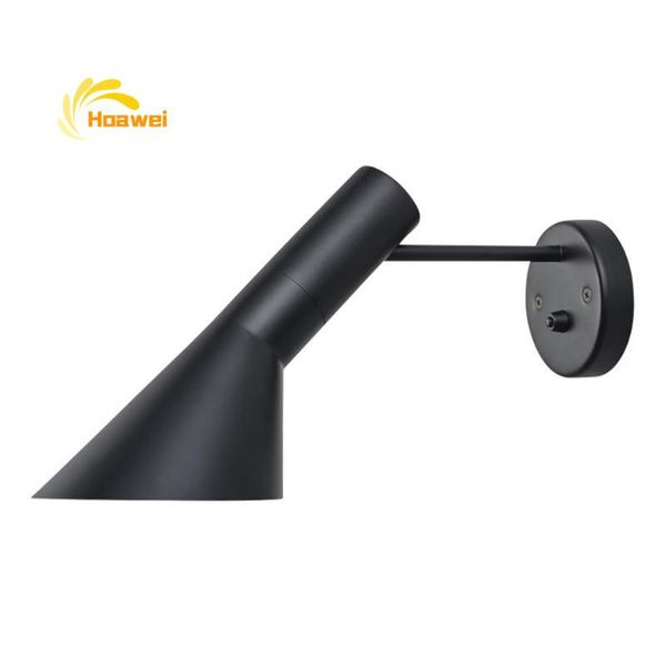 

nordic minimalist led wall lamp lighting decoration lights sconce bedside bedroom foyer black white light fixtures