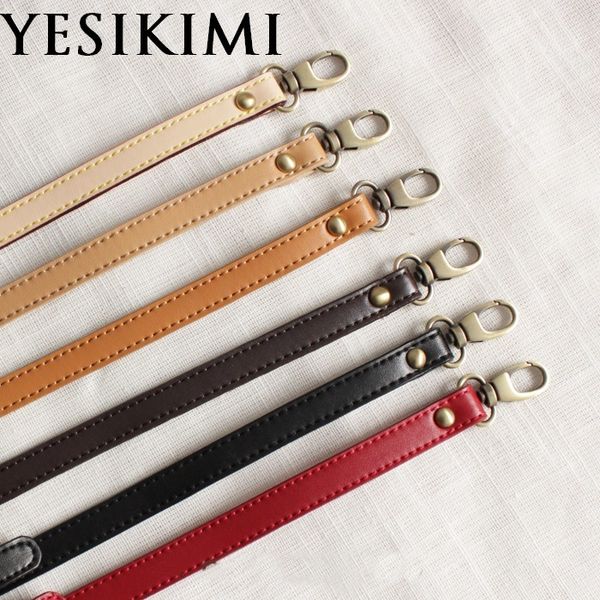 

diy long bag strap genuine leather 1.4*120cm bag accessories for brand bag gold and bronze hardware available, Black