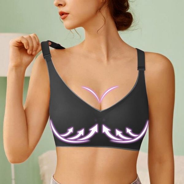 

yoga outfit 2021 drop plus size bra for women push up women's underwear seamless lingerie lace bralette with pad vest top