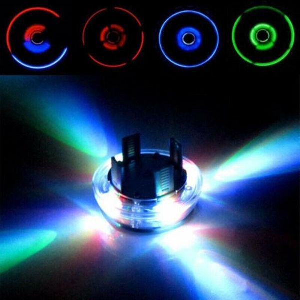 

light rgb solar tire lamp parts universal wheel 4 modes car decor interior&external lights