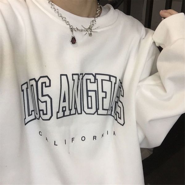 

women hoodie harajuku korean version loose thin long-sleeved hooded sun protection coat letter print retro shirt student couple drop ship, Black