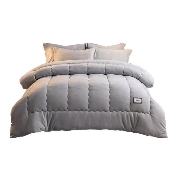 

comforters & sets super warm coral fleece quilt winter blanket 5kg double-sided velvet thickened autumn spring plush comforter core