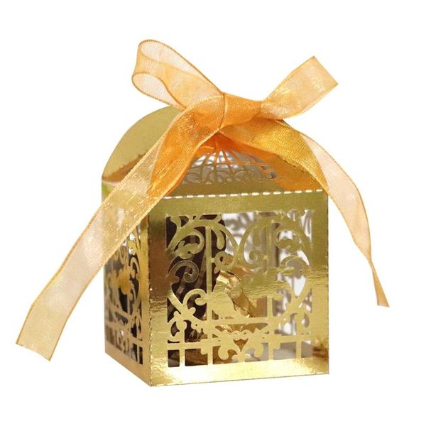 

gift wrap cut box 100 pieces valentine's day love bird ribbon wedding banque