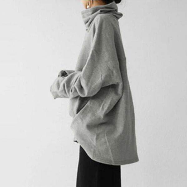 

women's hoodies & sweatshirts plush lining chic solid color side pocket pullover blouse soft women sweatshirt stiching ladies clothing, Black
