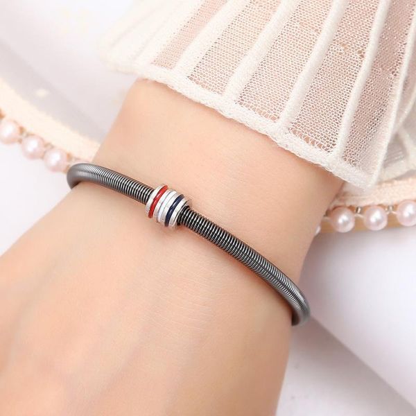 

charm bracelets 1pcs gold silver color bracelet for women men chain bangle fashion jewelry gift, Golden;silver