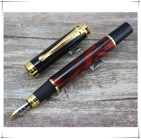 

fountain pens gold clip pen jinhao 500 ink writing stationery 0.5mm iraurita nib fashion design gift with an original box