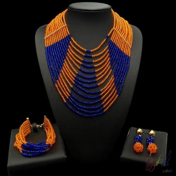 

earrings & necklace yulaili jewelry set elegant, Silver