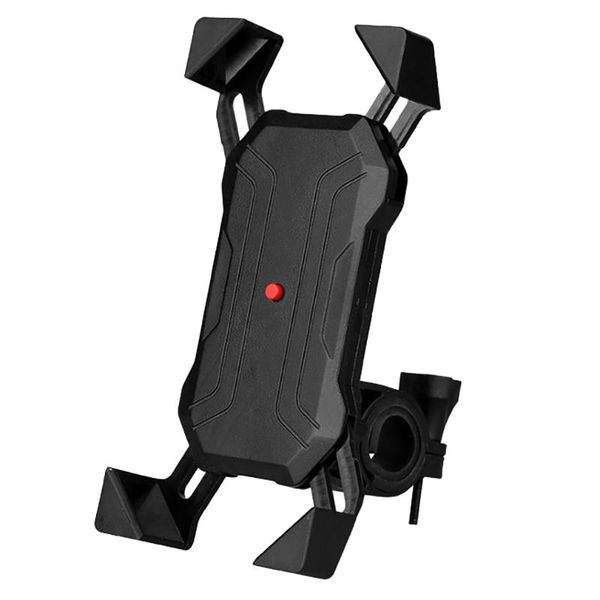 

car & truck racks aluminum alloy bicycle handlebar phone holder cycling mount bracket usb charging fast for 3.5-7 inch mobile