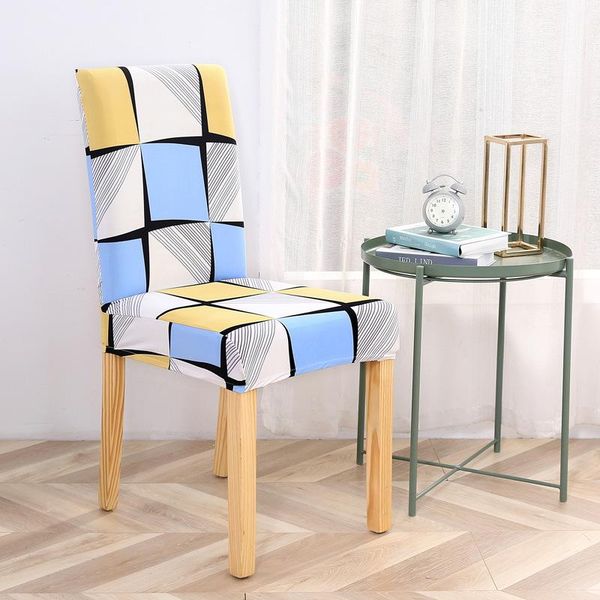 

chair covers universal size removable cover stoelhoezen eetkamerstoel spandex polyester fabric without armrest funda silla comedor