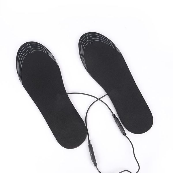 

carpets electric heated insoles winter men women shoe inserts charged for shoes boot warm socks usb charging cables